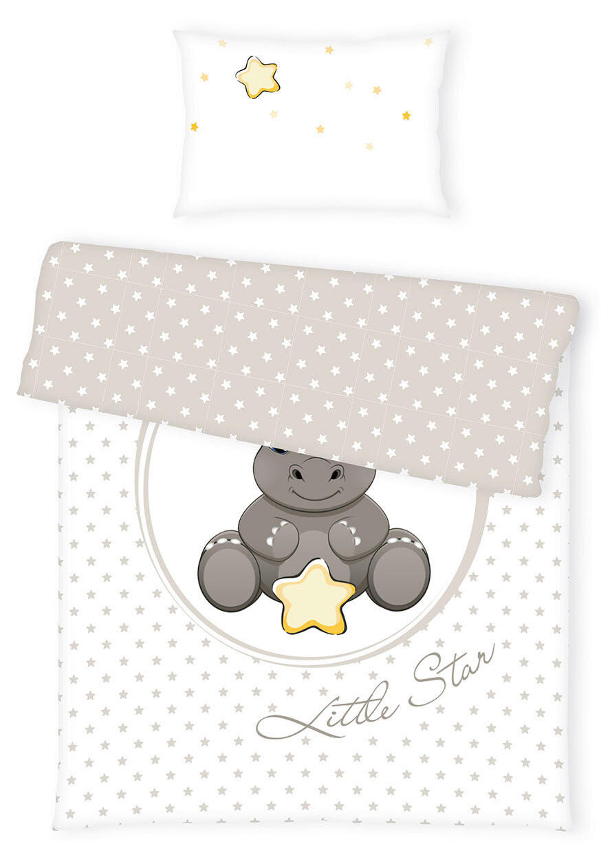 BABYBETTWÄSCHE 100/135 cm  - Multicolor/Weiß, Basics, Textil (100/135cm) - Herding