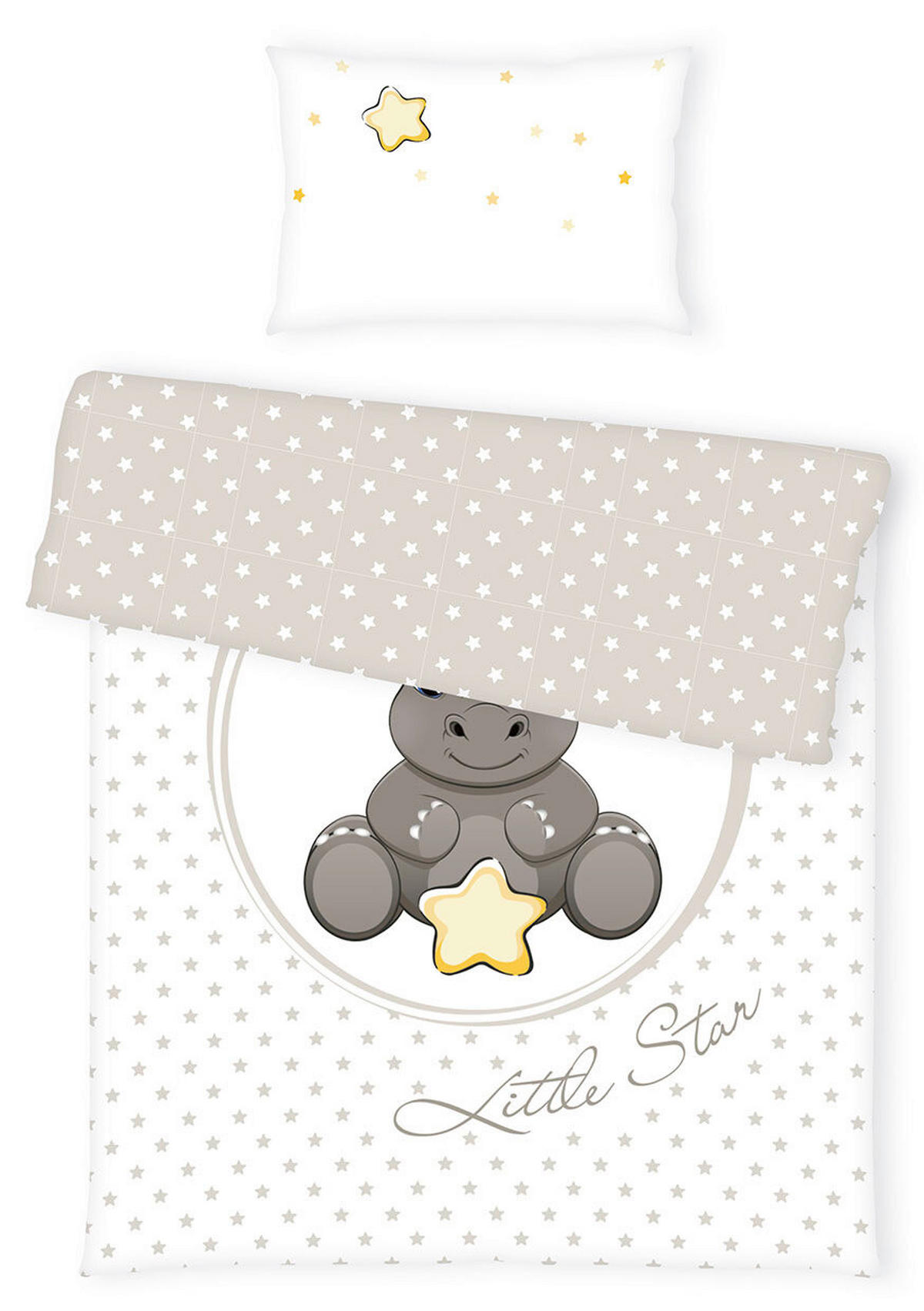 BABYBETTWÄSCHE 100/135 cm  - Multicolor/Weiß, Basics, Textil (100/135cm) - Herding