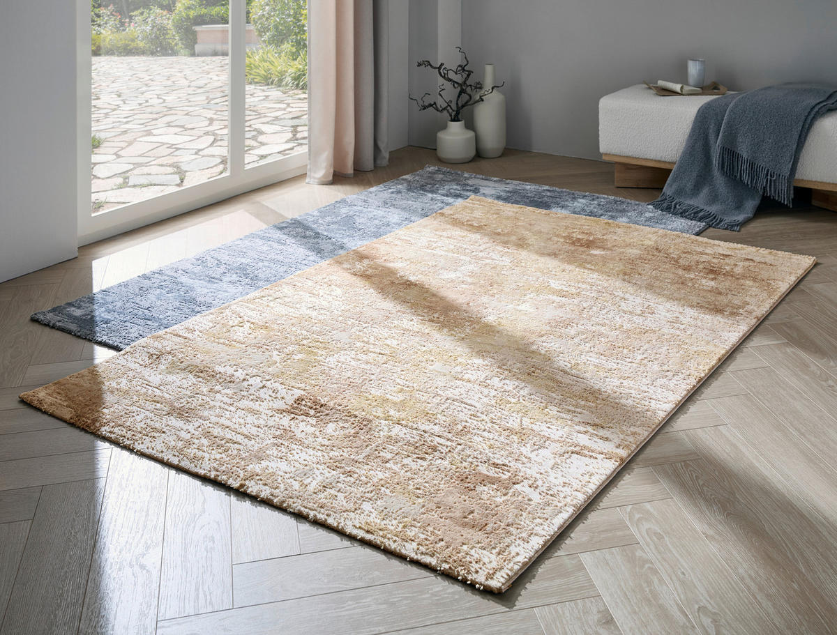 WEBTEPPICH 120/170 cm Feel Goldfarben, Beige  - Beige/Goldfarben, Design, Textil (120/170cm) - Esprit