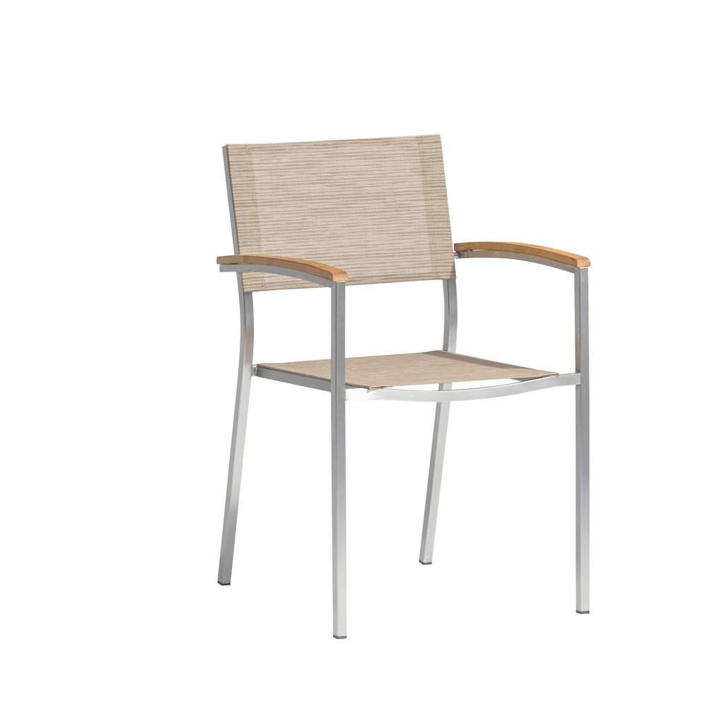 Thumbnail - Gardenson Gartenset, Anthrazit, Akazie, Sand, Teak, Metall, Textil, Akazie, 180x78x90 cm, gastro- und objekttauglich, St...