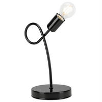 SCHREIBTISCHLEUCHTE 32/32/19 cm   - Schwarz Hochglanz/Weiß Hochglanz, KONVENTIONELL, Metall (32/32/19cm)