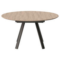 ESSTISCH in Holz, Metall 140/140/76 cm  - Wildeiche, Design, Holz/Metall (140/140/76cm) - Joop!