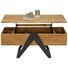 COUCHTISCH in Holz, Metall 115/60/45 cm - Schwarz/Akaziefarben, MODERN, Holz/Metall (115/60/45cm) - Landscape COUCHTISCH in Holz, Metall 115/60/45 cm - Schwarz/Akaziefarben, MODERN, Holz/Metall (115/60/45cm) - Landscape