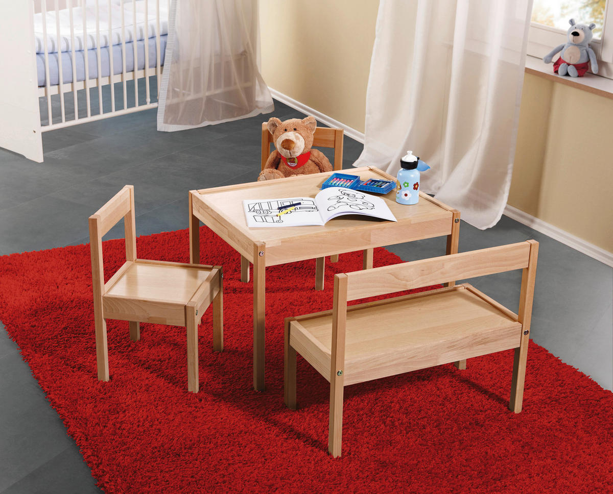 KINDERSITZGRUPPE Max Kernbuche  - Kernbuche, Basics, Holz - My Baby Lou