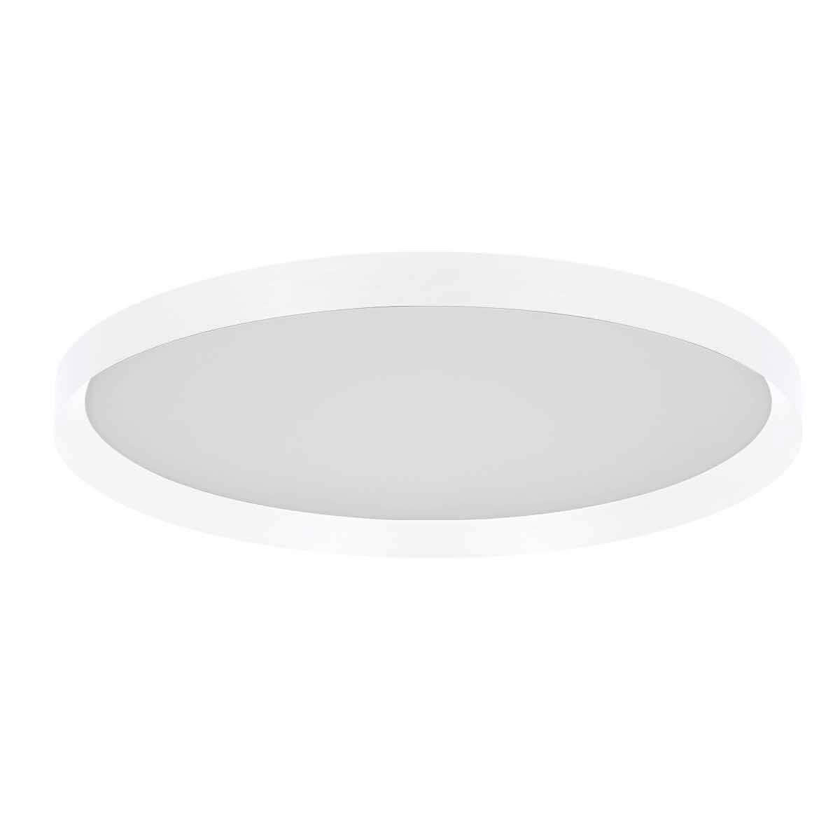 DECKENLEUCHTE Fladdy 50/7 cm   - Weiß, Basics, Kunststoff/Metall (50/7cm)