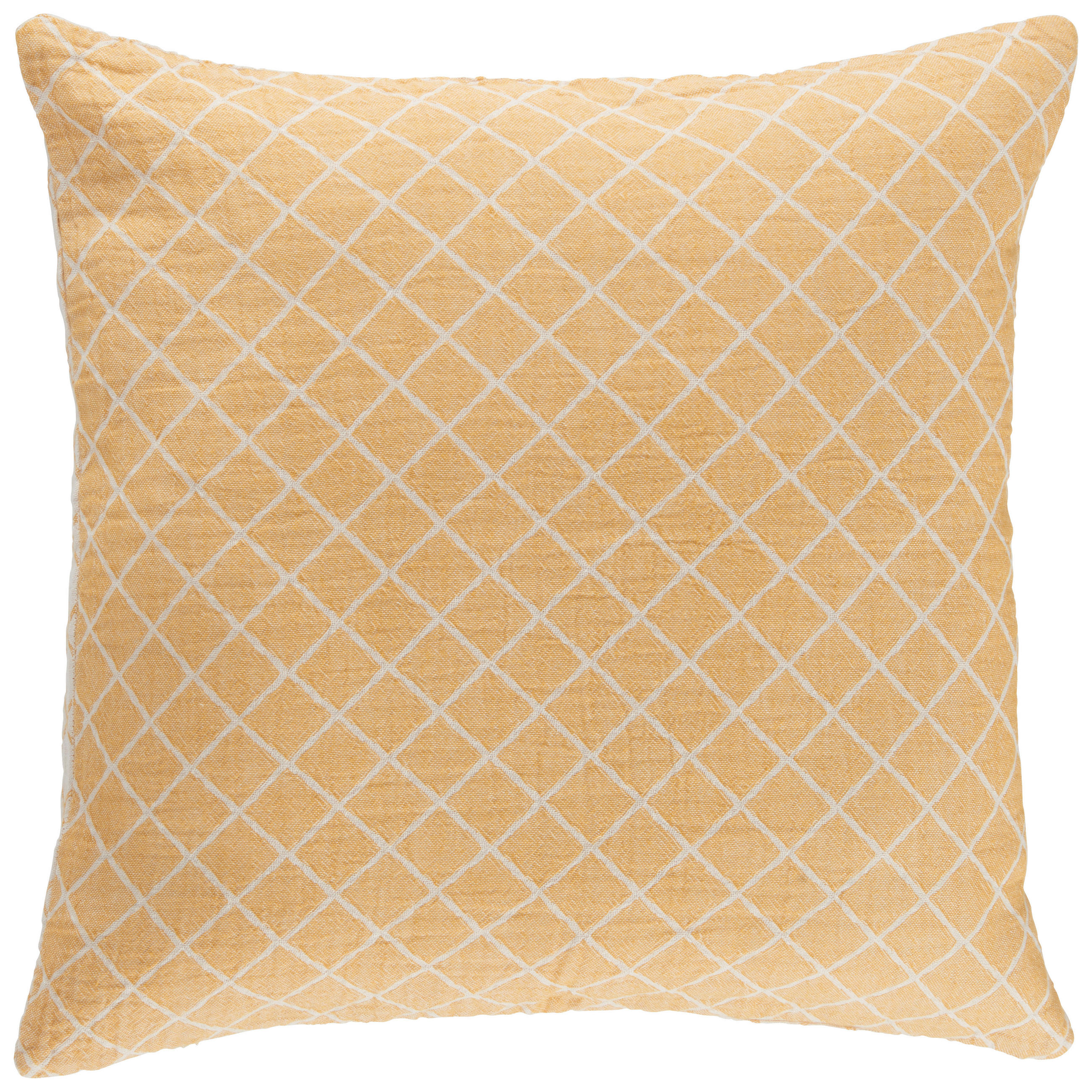 POTAH NA POLŠTÁŘ  50/50 cm - přírodní barvy/žlutá, Konvenční, textil (50/50cm) - Ambiente