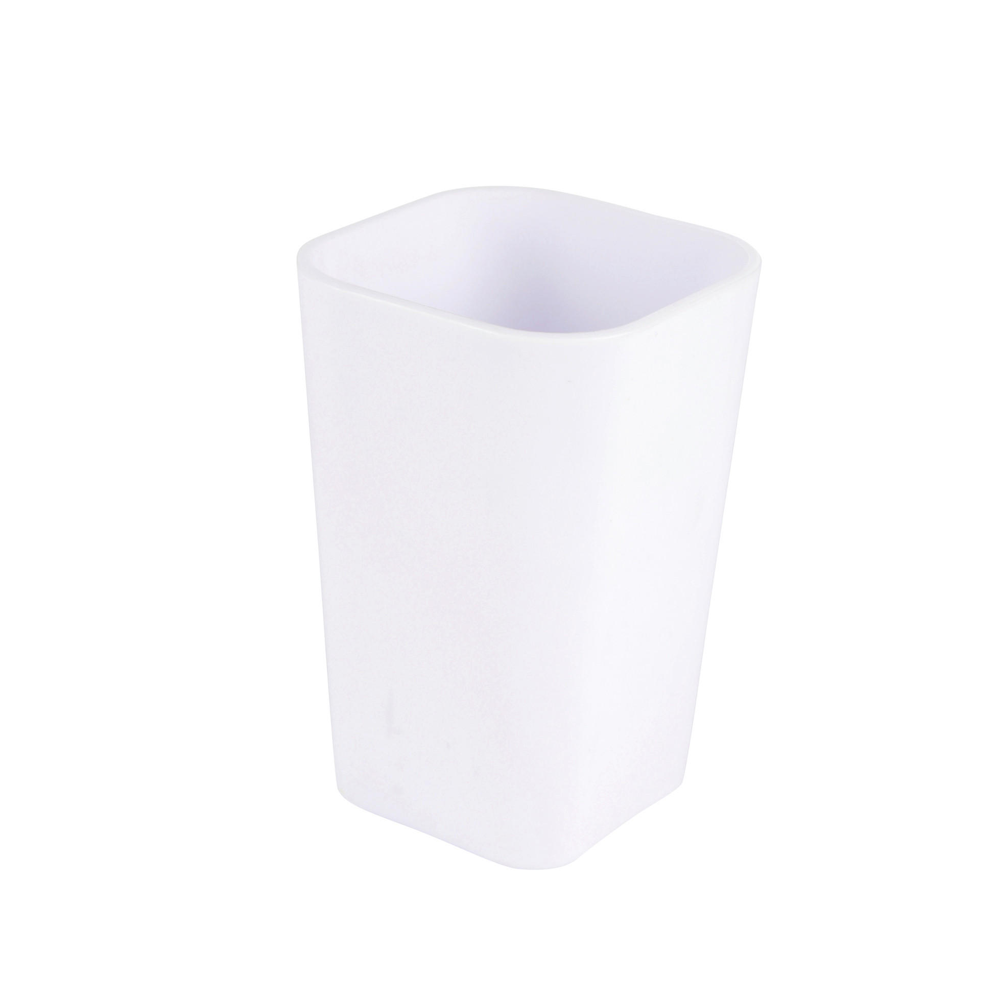 KUPATILSKA ČAŠA  bela  plastika  - bela, Osnovno, plastika (7,3/11cm) - Homeware