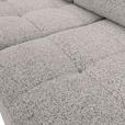 Ecksofa mit Funktion Grau Flachgewebe Zierkissen, Rückenkissen, Bettkasten, Schlaffunktion, Rücken echt, Liegefläche im Originalstoff  - Schwarz/Grau, KONVENTIONELL, Kunststoff/Textil (190/277cm) - Carryhome