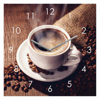 WANDUHR Multicolor 20/20/3,1 cm  - Multicolor, Basics, Glas (20/20/3,1cm) - Euroart