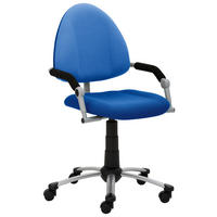 JUGENDDREHSTUHL  in Blau  - Blau, Basics, Textil/Metall (58,5/80(93)/60cm) - Stylife