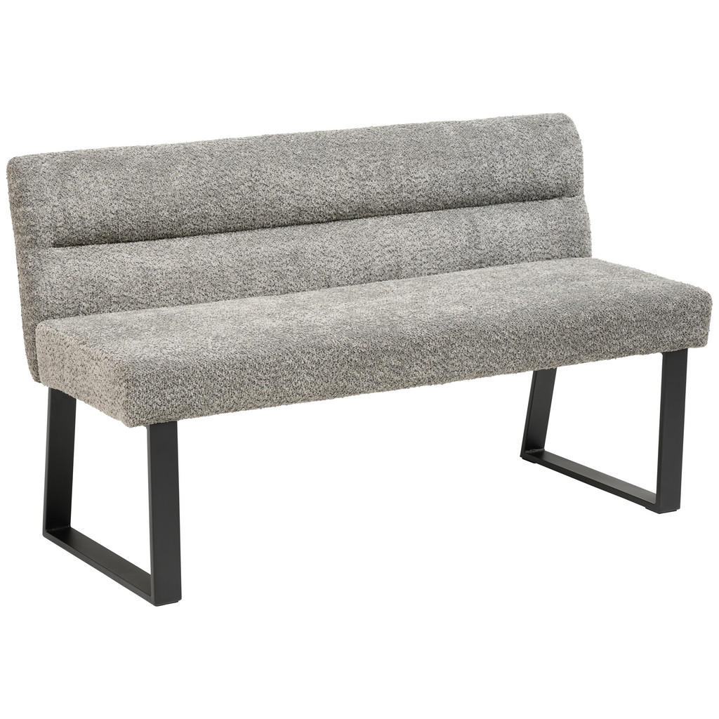 Sitzbank Kea Mit Lehne Grau, B: 140 Cm