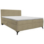 BOXBETT 140/200 cm  in Beige  - Beige/Schwarz, Design, Holz/Holzwerkstoff (140/200cm) - Xora