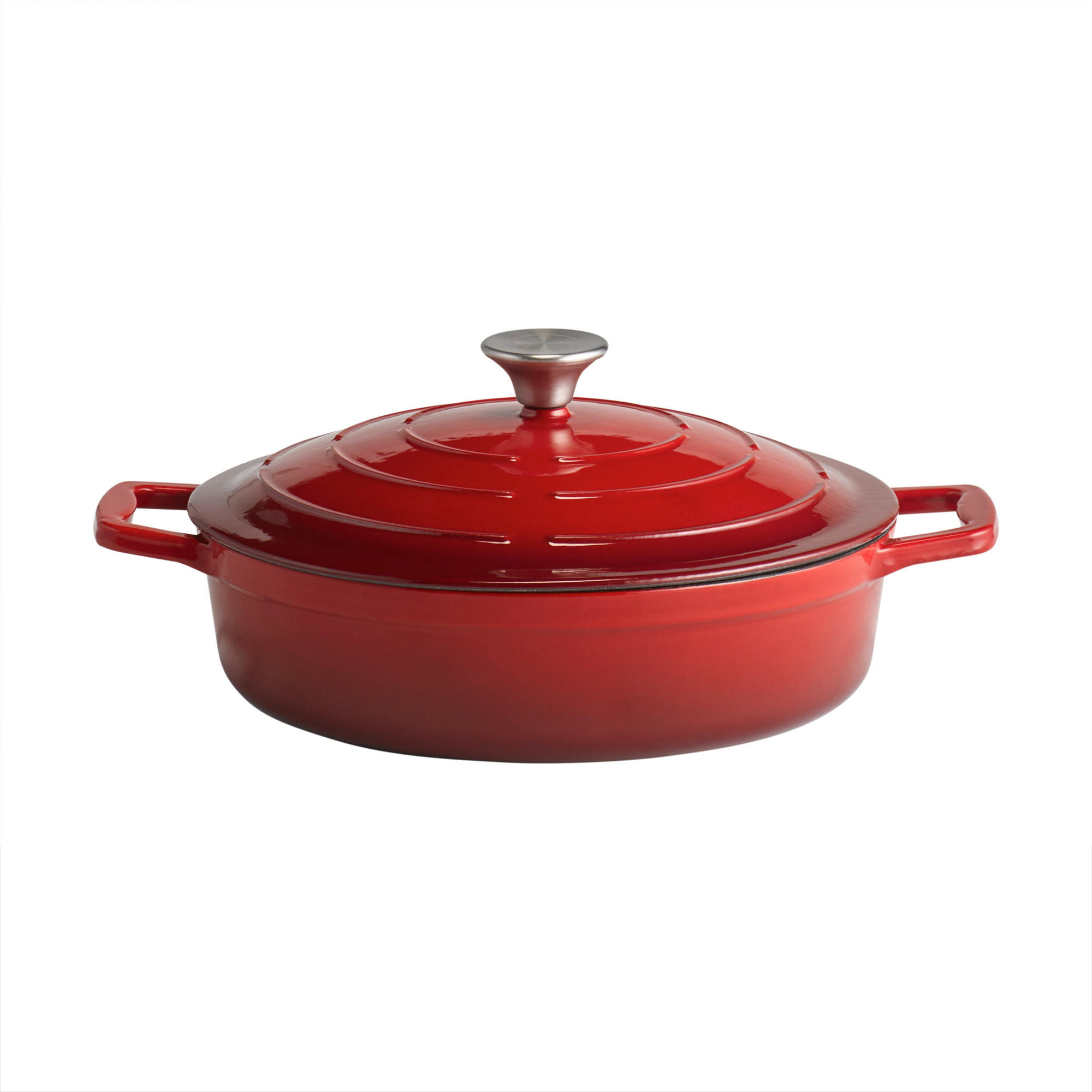 XXXLutz Schmortopf 5 Stars Creme, Rot 28x7x28 cm