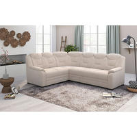 ECKSOFA in Chenille Beige  211/263 cm  - Beige/Schwarz, Basics, Kunststoff/Textil (211/263cm) - MID.YOU