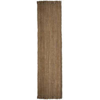 HANDWEBTEPPICH 230/60 cm Naturfarben  - Naturfarben, Basics, Textil (230/60cm)