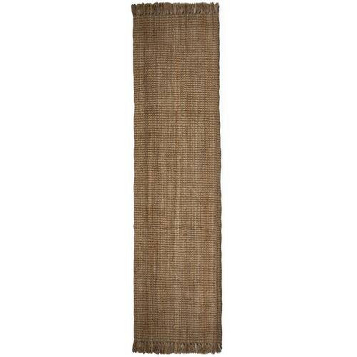 HANDWEBTEPPICH 230/60 cm Naturfarben  - Naturfarben, Basics, Textil (230/60cm)