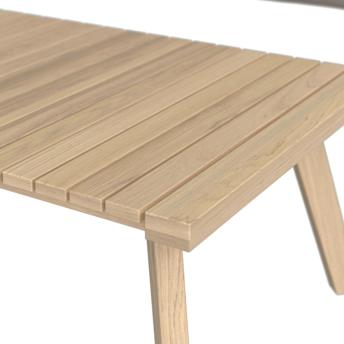 SET MOBILIER DE GRĂDINĂ  - culoare lemn acacia/gri, Basics, lemn/textil (186/60cm) - Ambia Garden