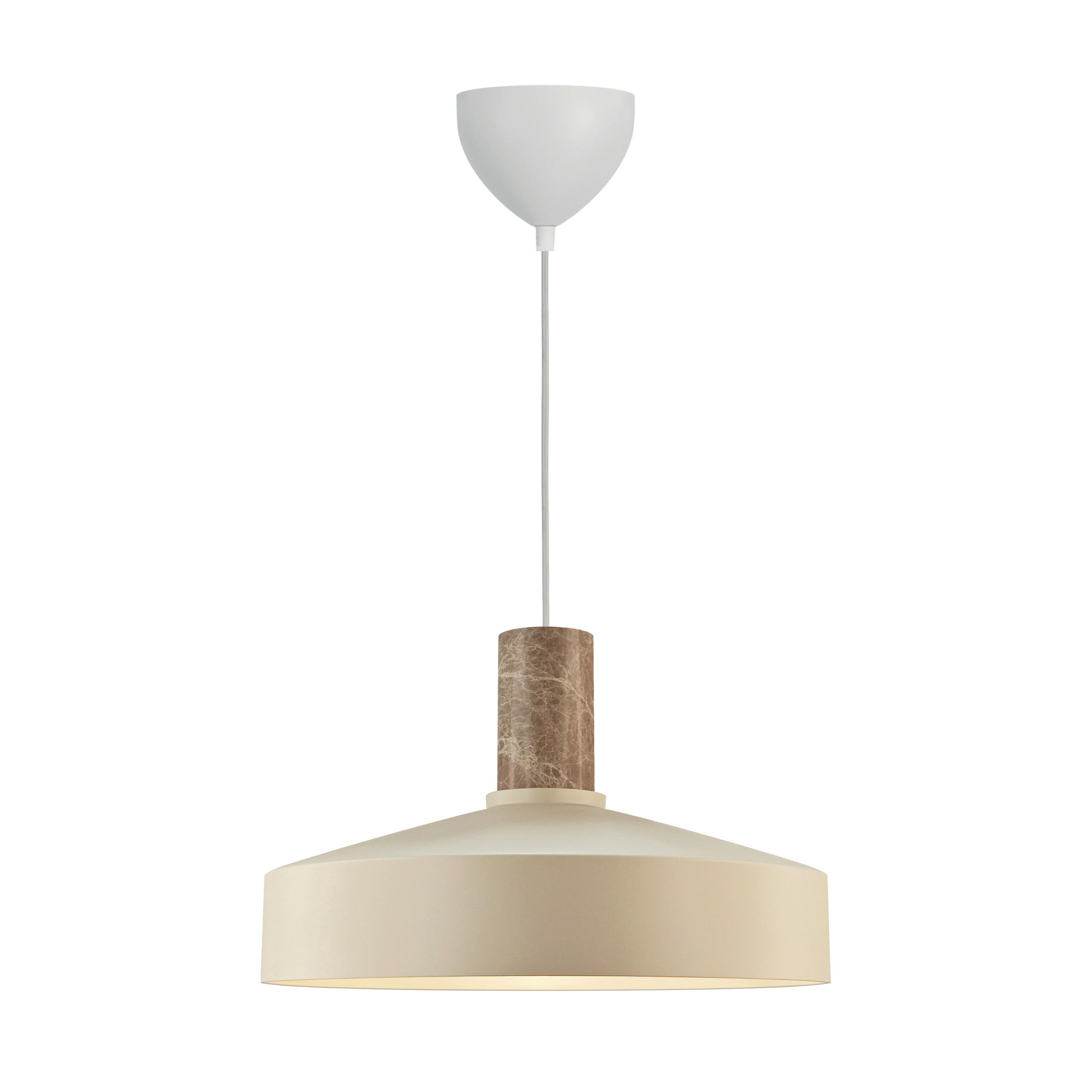 HÄNGELEUCHTE 37,5/13 cm  - Beige, LIFESTYLE, Metall (37,5/13cm) - Nordlux