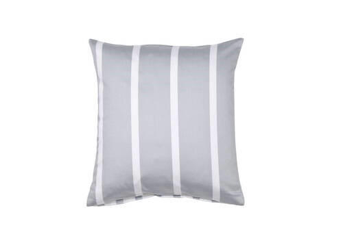 KISSENHÜLLE GENTANO 40/40 cm  - Platinfarben/Weiß, Design, Textil (40/40cm) - Janine