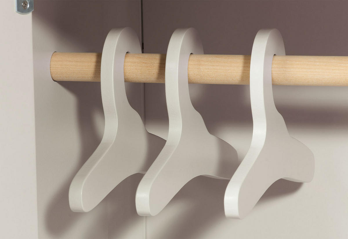 PUPPENKLEIDERSCHRANK MALEA  - Beige/Naturfarben, Basics, Holz (48/65/30cm) - Pinolino