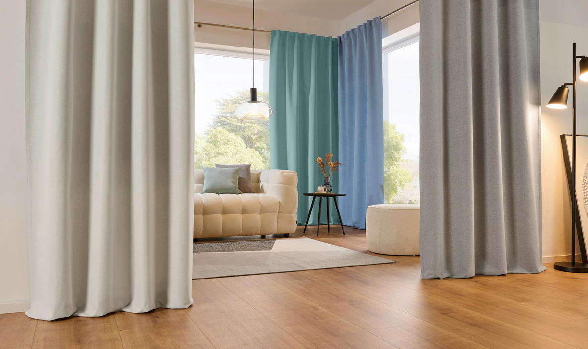 HOTOVÝ ZÁVES, zatemnenie, 135/300 cm - šampanská, Basics, textil (135/300cm) - Esposa