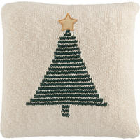 ZIERKISSEN  50/50 cm   - Naturfarben/Grün, KONVENTIONELL, Textil (50/50cm) - X-Mas