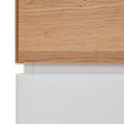 KOMMODE  in 50/118/40 cm  - Eichefarben/Weiß, KONVENTIONELL, Holz/Holzwerkstoff (50/118/40cm) - Novel