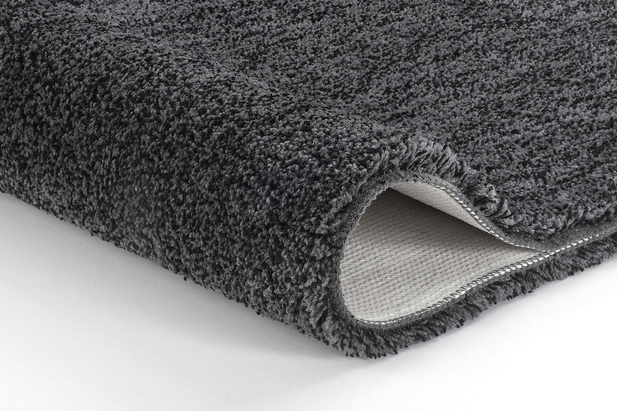 BADTEPPICH Schieferfarben 60/90 cm  - Schieferfarben, Basics, Kunststoff/Textil (60/90cm) - Kleine Wolke