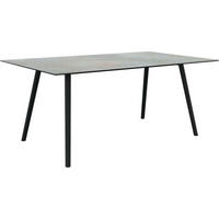 GARTENTISCH Metall Anthrazit, Grau rechteckig  - Anthrazit/Grau, MODERN, Kunststoff/Metall (180/100/75cm) - Stern