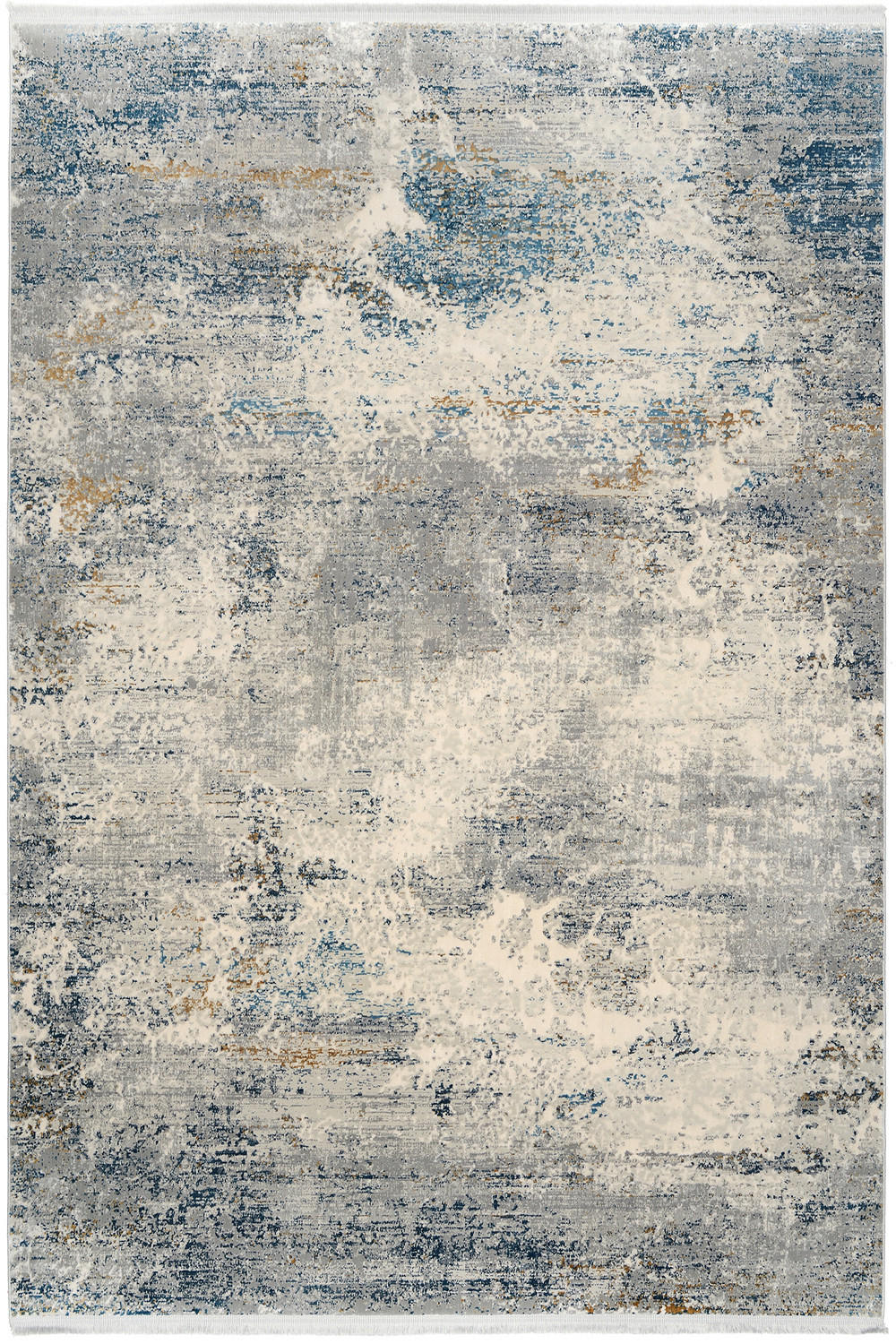 WEBTEPPICH  Wohnzimmer 67/130 cm DIETER KNOLL Blau, Grau rechteckig  - Blau/Grau, Basics, Textil (67/130cm) - Dieter Knoll