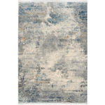 WEBTEPPICH 67/130 cm DIETER KNOLL Blau, Grau rechteckig  - Blau/Grau, Basics, Textil (67/130cm) - Dieter Knoll