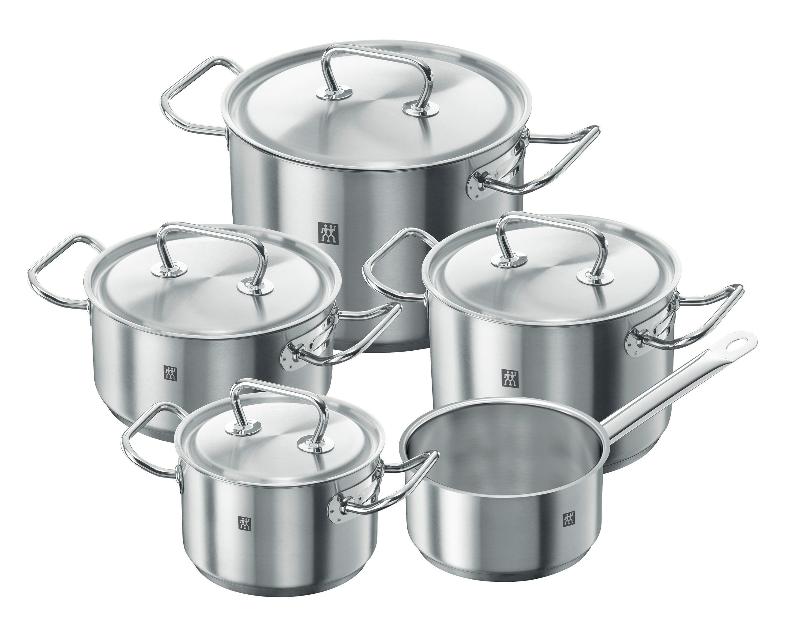 KOCHTOPFSET TWIN CLASSIC MAT. 5-teilig  - Edelstahlfarben, Basics, Metall - Zwilling
