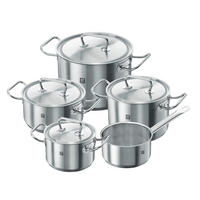 KOCHTOPFSET TWIN CLASSIC MAT. 5-teilig  - Edelstahlfarben, Basics, Metall - Zwilling
