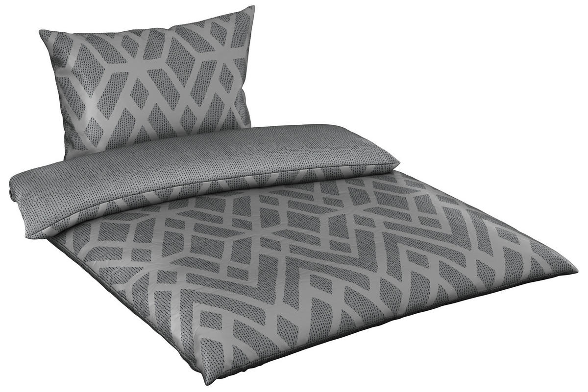 POSTELJINA SA DVA LICA SALVADOR 135/200 cm antracit  - antracit, Dizajnerski, tekstil (135/200cm) - Dieter Knoll