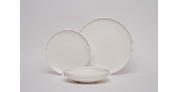 KOMBISERVICE Vola 12-teilig  - Weiß, Design, Keramik - Novel