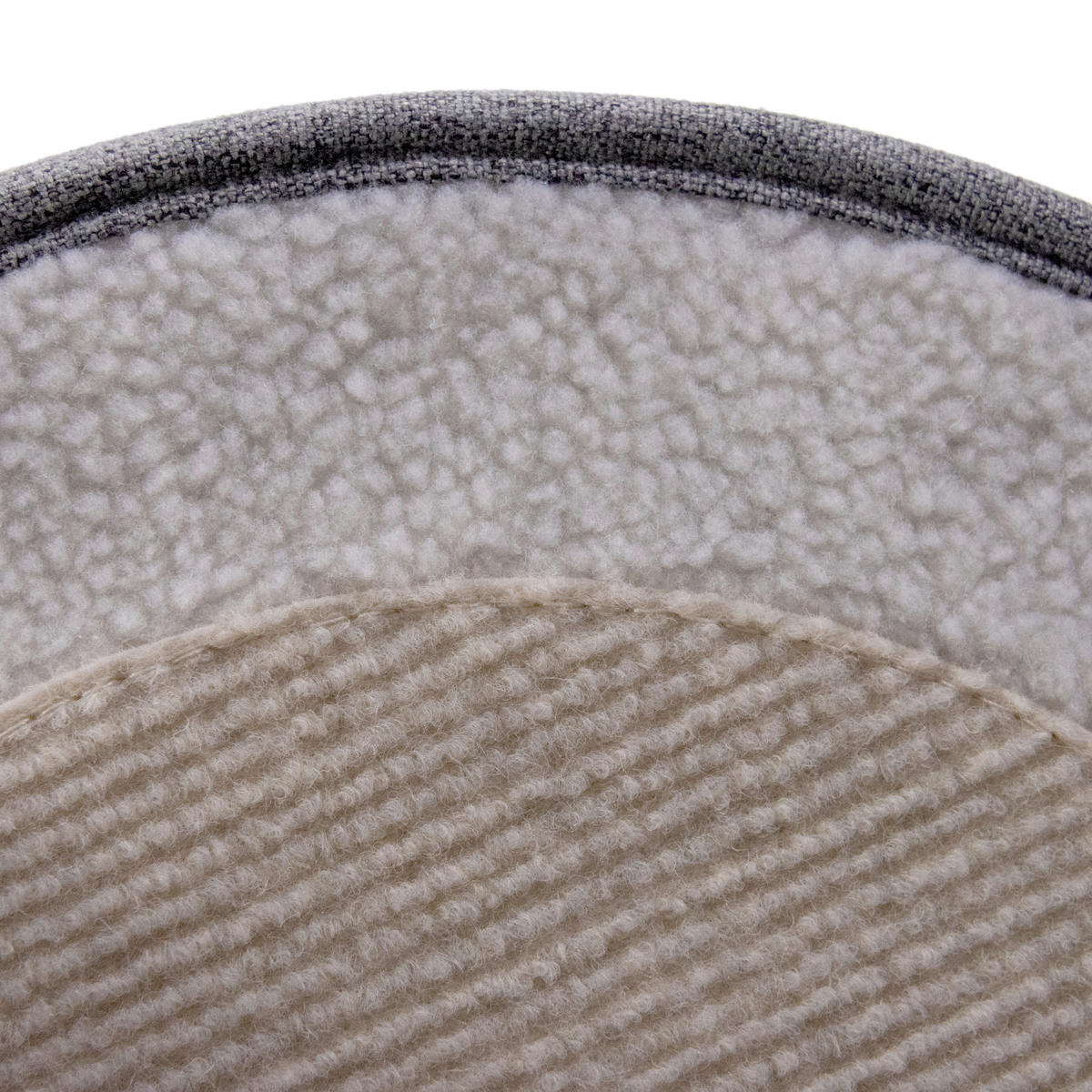 TIERHAUS - Grau, MODERN, Textil (38/38/38cm) - MID.YOU