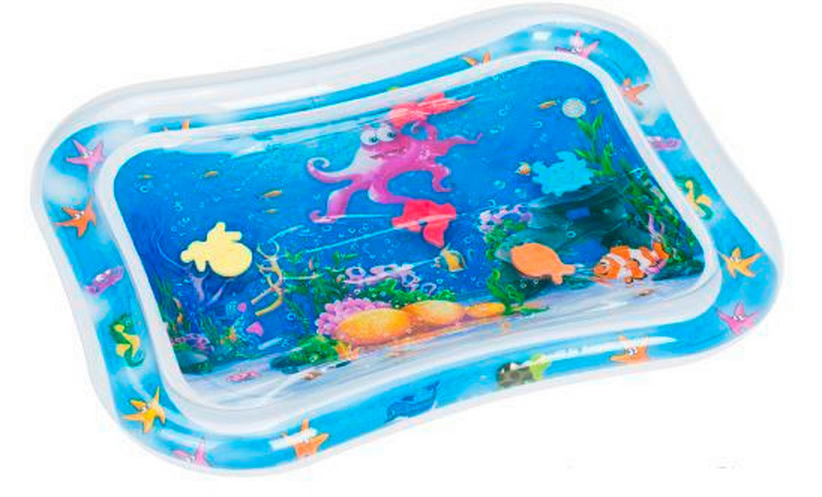 WASSERSPIELMATTE 60/45 cm  - Blau, Basics, Kunststoff (60/45cm) - Fillikid