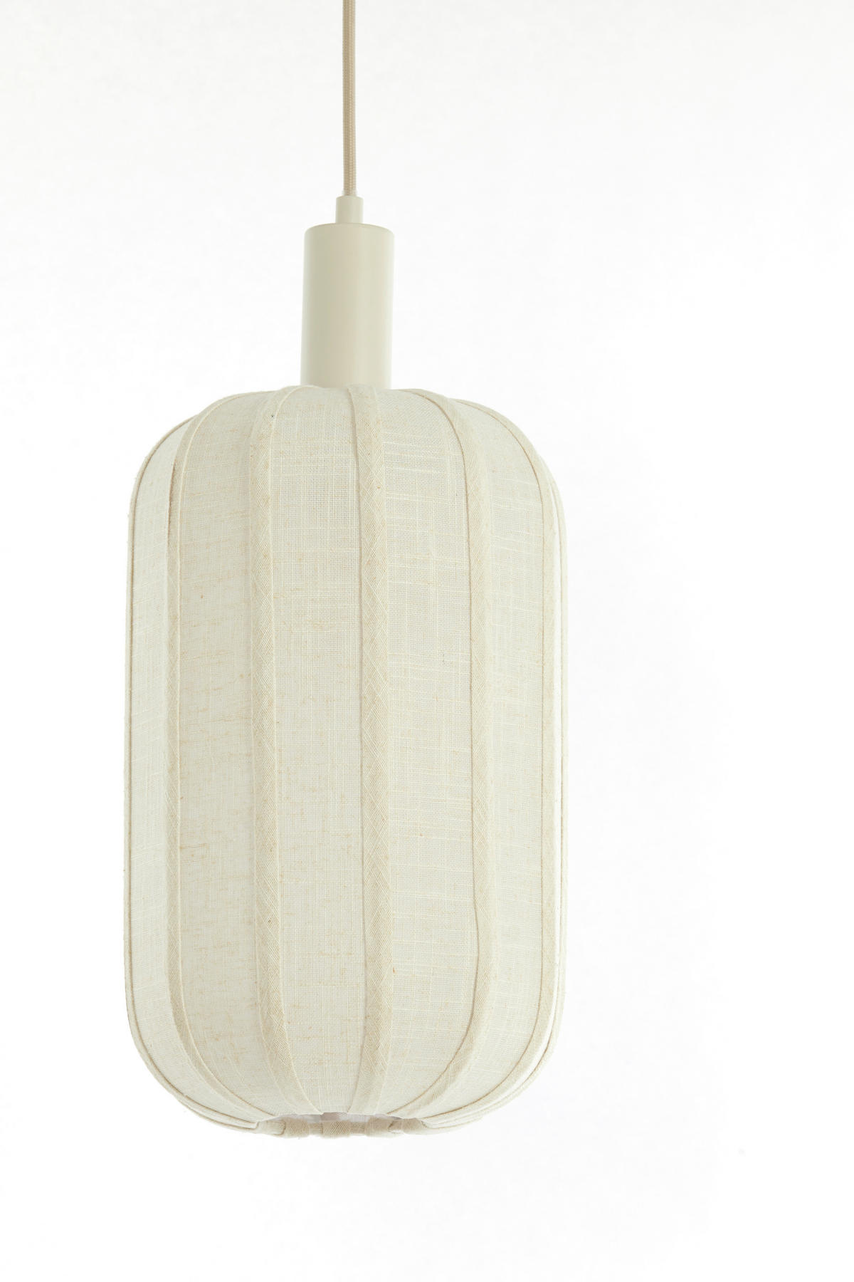 HÄNGELEUCHTE TUFIA 21/34/80 cm   - Creme, Design, Kunststoff/Textil (21/34/80cm) - Light & Living