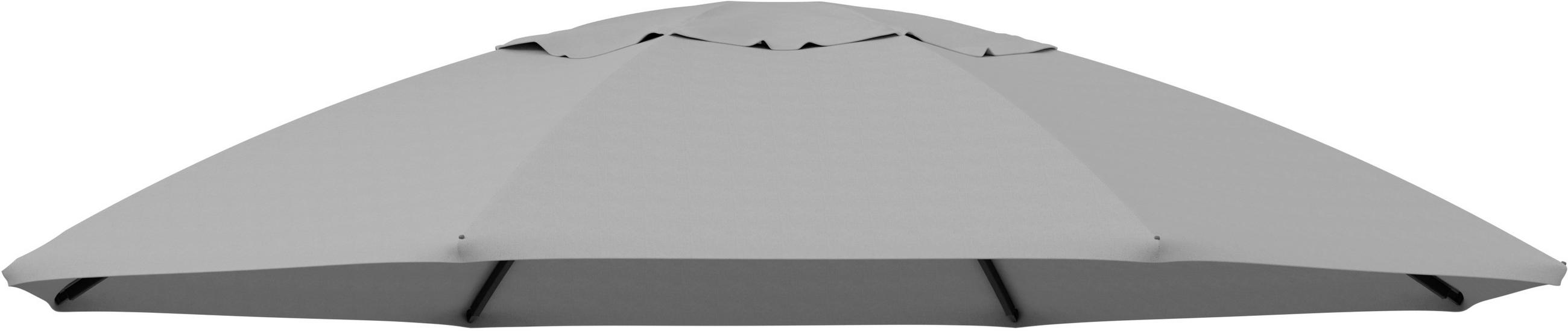 ABDECKHAUBE  - Hellgrau, Basics, Textil (375/8/375cm) - Gardenson
