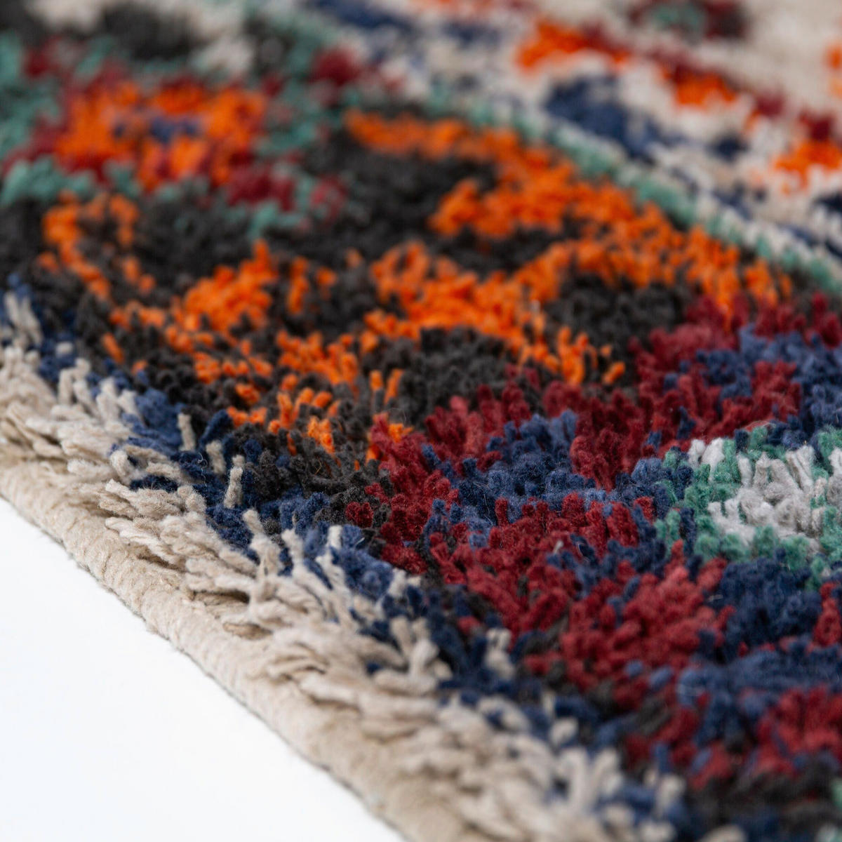 HOCHFLORTEPPICH 133/190 cm Dunkelblau rechteckig  - Dunkelblau, Basics, Kunststoff/Textil (133/190cm) - Flair Rugs
