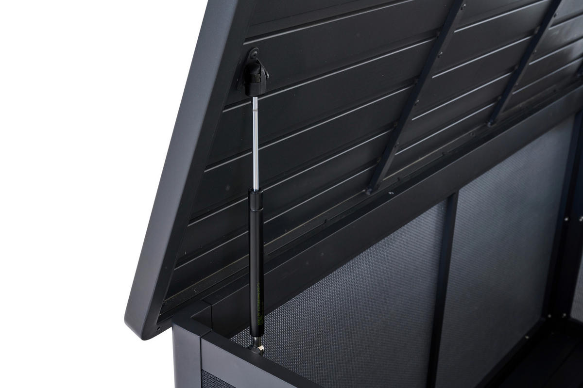 KISSENBOX 58,7/75/135,5 cm  - Grau, Basics, Kunststoff/Metall (58,7/75/135,5cm) - Siena Garden