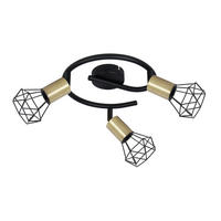 STRAHLER 23/20 cm   - Messingfarben/Schwarz, KONVENTIONELL, Metall (23/20cm) - Marama