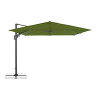 AMPELSCHIRM 300x300 cm  - Anthrazit/Grün, Design, Textil/Metall (300/300cm) - Amatio