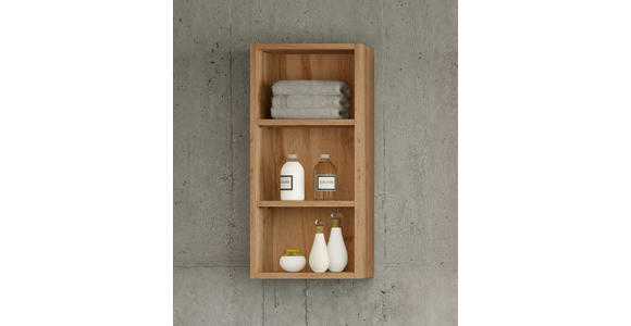 BADEZIMMERREGAL 30/64/18 cm  - Eiche Wotan, Natur, Holzwerkstoff (30/64/18cm) - Xora