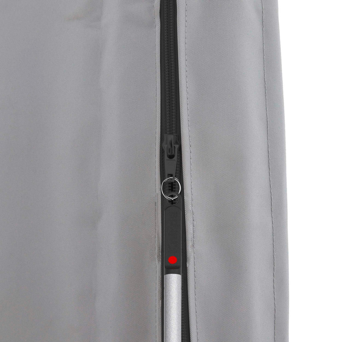 SCHIRMHÜLLE Grau   - Grau, KONVENTIONELL, Textil (30/180cm) - KNIRPS