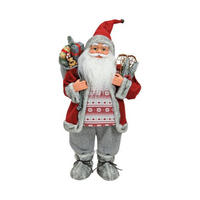 WEIHNACHTSMANN  - Rot, Basics, Kunststoff/Textil (60cm) - X-Mas