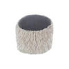 POUF 45/38/45 cm  - Hellgrau, Basics, Kunststoff (45/38/45cm) - Kayoom