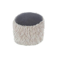 POUF in Hellgrau Kunststoff  - Hellgrau, Basics, Kunststoff (45/38/45cm) - Kayoom