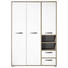 DREHTÜRENSCHRANK Naturfarben, Weiß - Anthrazit/Weiß, KONVENTIONELL, Holzwerkstoff/Kunststoff (138/201/57cm) - Carryhome DREHTÜRENSCHRANK Naturfarben, Weiß - Anthrazit/Weiß, KONVENTIONELL, Holzwerkstoff/Kunststoff (138/201/57cm) - Carryhome