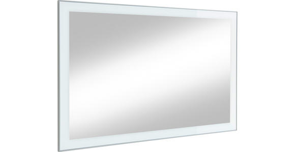 WANDSPIEGEL 120/77/2 cm - Weiß, Design, Glas (120/77/2cm) - Novel